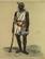 An image illustration of a Wolof soldier in the 19th century
